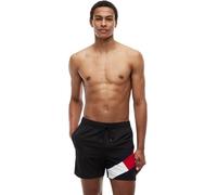 Tommy Hilfiger Herren Badeshorts Medium Drawstring Mittellang, Schwarz (Black), M