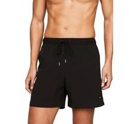 Tommy Hilfiger Herren Badeshorts Medium Drawstring Mittellang, Schwarz (Black), M