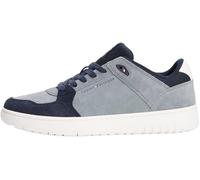 Tommy Hilfiger Herren Basketball Sneaker Suede aus Wildleder, Grau (Overcast Grey), 40