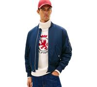 Tommy Hilfiger Herren Bomberjacke Authentic mit Reißverschluss, Blau (Dark Night Navy), S