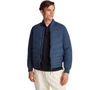 Tommy Hilfiger Herren Bomberjacke Mix Quilt Wattiert, Blau (Aegean Sea), S
