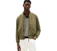 Bomberjacke TOMMY HILFIGER "PACKABLE BOMBER", Herren, Gr. L, grün (battle grün), Web, Obermaterial: 100% Polyester, casual, relaxed fit, Langarm elastischer Bund, Jacken (33525458-L) battle grün