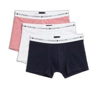 Tommy Hilfiger Herren-Boxershorts, niedrig, Premium-Essentials (3er-Pack), Schwarz (Ple Pnk/Antq Silver/Aeg Sea), L