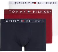 Tommy Hilfiger Herren Boxershorts Trunks Unterwäsche, Mehrfarbig (Des Sky/White/Rouge), L