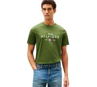 Tommy Hilfiger Herren Brand Love Big Hilfiger Tee Mw0Mw41455 S/S T-Shirt, Green (Mountain Pine), XL