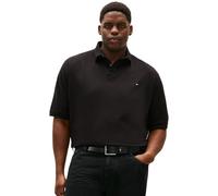 Poloshirt "Plus 1985", Herren, Gr. XXL, schwarz, Piqué, Obermaterial: 96% Baumwolle, 4% Elasthan, TOMMY HILFIGER BIG & TALL, regular fit, Shirts, Große Größen, Pique, regular fit (57164851-XXL) schwar