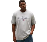 Tommy Hilfiger Herren Bt-Brand Love Big Hilfiger Tee-B Mw0Mw43005 S/S T-Shirt, Grey (Medium Grey Heather), 5XL