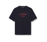 Tommy Hilfiger Herren Bt-Hilfiger Stack Graphic Tee-B Mw0Mw42059 S/S T-Shirt, Blue (Desert Sky), 3XL