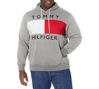 Tommy Hilfiger Herren Bt Quinn Kapuzen-Sweatshirt, Grey Heather, XXXXX Large, Grey Heather