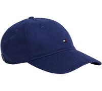 Baseball Cap TOMMY HILFIGER "TH FLAG '85 SOFT 6 PANEL CAP", Damen, blau (preppy navy), Baumwolle, Caps Baseball Cap, mit Logostickerei größenverstellbar Unisex (44950735-0)