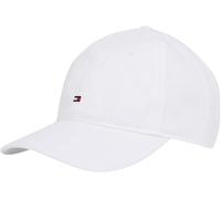 Tommy Hilfiger Herren Cap Flag Soft 6 Panel aus Baumwolle, Weiß (Th Optic White), Einheitsgröße