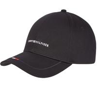 Tommy Hilfiger Th Foundation Pane Cap Black Größe: OS | Hüte Outlet | Herren | Schwarz