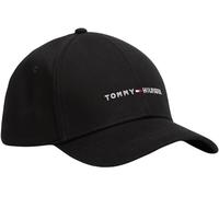 Tommy Hilfiger Herren Cap Foundation Panel aus Baumwolle, Schwarz (Black), Einheitsgröße
