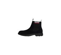 Tommy Hilfiger Herren Chelsea Boots aus Wildleder, Blau (Desert Sky), 40