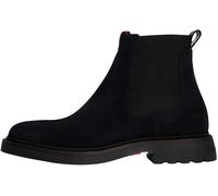 Tommy Hilfiger Herren Chelsea Boots Comfort aus Wildleder, Blau (Desert Sky), 40