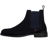 Tommy Hilfiger Herren Chelsea Boots Corporate aus Wildleder, Blau (Desert Sky), 45