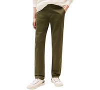 Chinohose TOMMY HILFIGER "CORE DENTON ESSENTIAL TWILL", Herren, Gr. 32, Länge 32, dunkelgrünery, Twill, Obermaterial: 97% Baumwolle, 3% Elasthan, casual, straight fit, Hosen, Gerades Bein, Schlichte O