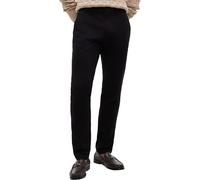 Chinohose TOMMY HILFIGER "CORE HARLEM ESSENTIAL", Herren, Gr. 40, Länge 32, schwarz, Twill, Obermaterial: 97% Baumwolle, 3% Elasthan, unifarben, normal, Hosen Chinohose, Tapered Fit (91349738-40) schw
