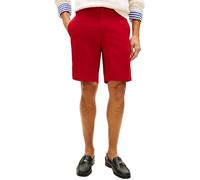 Tommy Hilfiger Herren Chino Shorts Denton Twill aus Baumwolle mit Stretch, Rot (Medium Red), 34W