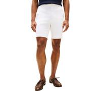 Tommy Hilfiger Herren Chino Shorts Dover Twill aus Baumwolle mit Stretch, Weiß (Th Optic White), 32W
