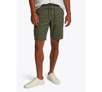 Tommy Hilfiger Herren Shorts mit Leinen HARLEM Relaxed Fit, efeu, Gr. 33