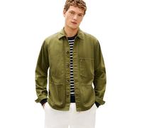 Tommy Hilfiger Regular Fit Hemdjacke aus reiner Baumwolle in Oliv, Größe L