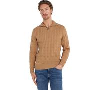 Tommy Hilfiger Herren Classic Cotton Cable Zip Mock Mw0mw36532 Pullover mit halbem Reißverschluss (1er Pack)