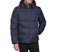 Tommy Hilfiger Herren Classic Hooded Puffer Jacket (Regular and Big & Tall Sizes) Daunen, Oberbekleidung, Mantel, Midnight, 2X-Large Hoch