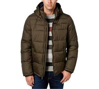 Tommy Hilfiger Herren Classic Hooded Puffer Jacket (Regular and Big & Tall Sizes) Daunen, Oberbekleidung, Mantel, olivgrün, 3X-Large Hoch