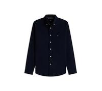 Tommy Hilfiger Herren CORE Flex POPLIN Solid RF Shirt MW0MW39988 L/S Shirt, Blau, M, Blau (Desert Sky), M