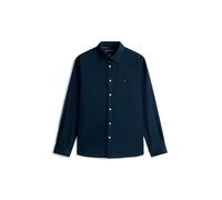 Langarmhemd TOMMY HILFIGER "CORE FLEX POPLIN SOLID Regular Fit SHIRT", Herren, Gr. M, N-Gr, blau (desert sky), Web, Obermaterial: 100% Baumwolle, regular fit, Manschette, Hemden Langarmhemd (59358119-