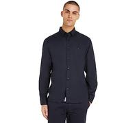 Tommy Hilfiger Herren CORE Flex POPLIN Solid RF Shirt MW0MW39988 L/S Shirt, Blau, XL, Blau (Desert Sky), XL