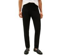 Chinohose TOMMY HILFIGER "CORE HARLEM ESSENTIAL", Herren, Gr. 38, Länge 36, schwarz, Twill, Obermaterial: 97% Baumwolle, 3% Elasthan, unifarben, normal, Hosen Chinohose, Tapered Fit (54256800-38) schw