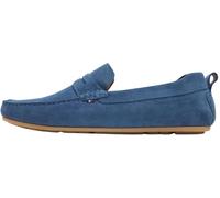 Tommy Hilfiger Herren Core Hilfiegr Suede Driver FM0FM05789 Driver Shoes, Blau (Aegean Sea), 40