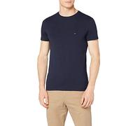 Tommy Hilfiger Herren Core Stretch Slim Cneck Tee T Shirt, Blau (Navy Blazer 416), S EU