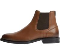 Tommy Hilfiger Herren Corporate Dressy Lth Chelsea FM0FM05935 Niedrige Stiefel, Braun (Winter Cognac), Größe 45
