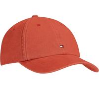 Tommy Hilfiger Herren Cotton 85 Logo Adjustable Baseball Cap Baseballkappe, Terra Red, Einheitsgröße