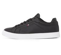 Tommy Hilfiger Herren Court Sneaker Icon aus Leder, Schwarz (Black), 40