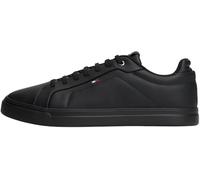 Tommy Hilfiger Herren Court Sneaker Icon Light aus Leder, Schwarz (Black), 42
