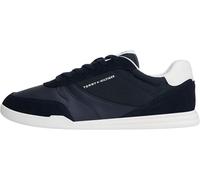 Tommy Hilfiger Herren Cupsole Sneaker Lopro Cup Mix zum Schnüren, Blau (Desert Sky), 45
