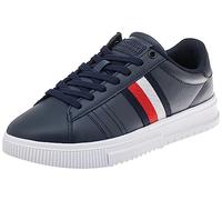Tommy Hilfiger Herren Cupsole Sneaker Schuhe, Blau (Desert Sky), 44