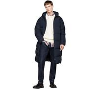 Tommy Hilfiger Herren Daunenmantel Down Parka mit Kapuze, Blau (Desert Sky), S