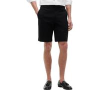 Chinoshorts TOMMY HILFIGER "DENTON", Herren, Gr. 38, N-Gr, schwarz, Web, Obermaterial: 97% Baumwolle, 3% Elasthan, gerade kniefrei, Hosen Chinoshorts, gerade Form, schlichtes Design (55485559-38) schw