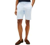 Chinoshorts TOMMY HILFIGER "DENTON", Damen, Gr. 32, N-Gr, breezy blau, Web, Obermaterial: 97% Baumwolle, 3% Elasthan, gerade kniefrei, Hosen Chinoshorts, gerade Form, schlichtes Design (35630539-32) b