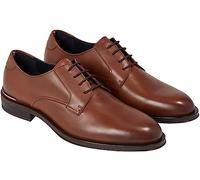 Tommy Hilfiger Herren Derby Schuh Core aus Leder, Braun (Winter Cognac), 42