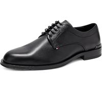 Tommy Hilfiger Herren Derby Schuhe Thunit aus Leder, Schwarz (Black), 41
