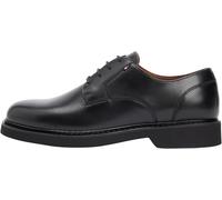 Tommy Hilfiger Herren Derby Schuhe Ultralight aus Leder, Schwarz (Black), 40