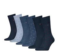 Tommy Hilfiger MEN SOCK 6P DOT ECOM 43-46 001 Blue Combo (907067) Mehrfarbig 43-46