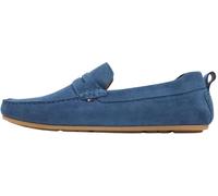 Tommy Hilfiger Herren Driver Schuhe Core aus Veloursleder, Blau (Aegean Sea), 45