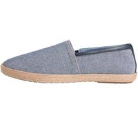 Tommy Hilfiger Espadrilles aus reiner Baumwolle mit Label-Schriftzug in Dunkelblau, Größe 45
